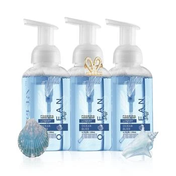 Lovery | Hand Foaming Soap in Ocean Bliss, Moisturizing Hand Soap with Flawless Crystal Heart Bracelet - Hand Wash Set, 4 Piece,商家Macy's,价格¥269
