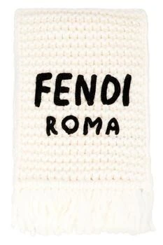 Fendi | Fendi Logo Knitted Scarf 7.1折