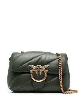 推荐Pinko Women's  Green Leather Shoulder Bag商品