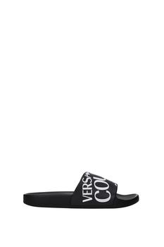 Versace | Slippers and clogs couture Rubber Black商品图片,6.5折×额外9折, 额外九折