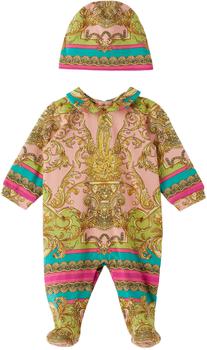 商品Versace | Baby Multicolor Barocco Goddess Swim Set,商家SSENSE,价格¥971图片