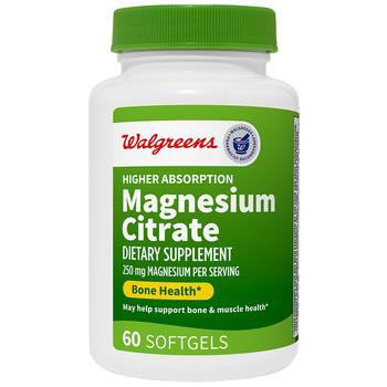 商品Walgreens | Higher Absorption Magnesium Citrate 250mg,商家Walgreens,价格¥123图片