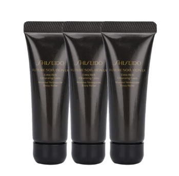 Shiseido | 【3件包邮装】SHISEIDO 资生堂 时光琉璃洗面奶 中小样 15ml*3,商家Bonpont,价格¥77