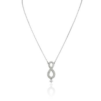 推荐Swarovski Infinity Ladies Necklace 5537966商品