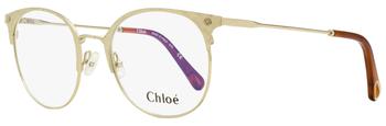 推荐Chloe Women's Oval Eyeglasses CE2141 906 Medium Gold 51mm商品