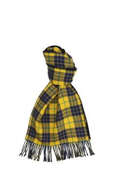 Gucci | Gucci Gg And Tartan Wool Jacquard Scarf商品图片,