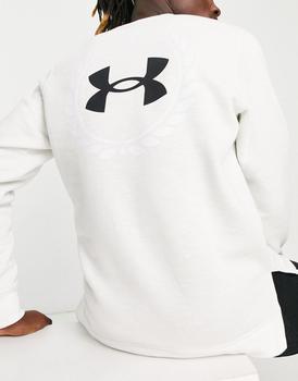 Under Armour | Under Armour Training sweatshirt with back print in stone商品图片,
