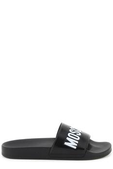 商品Moschino | Moschino Logo Printed Slides,商家Cettire,价格¥703图片