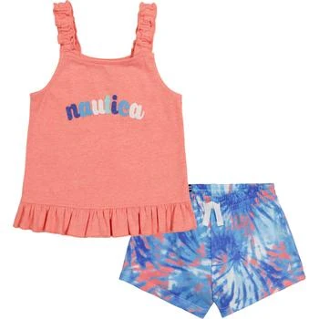 推荐Nautica Toddler Girls' Tank 2Pc Terry Short Set (2T-4T)商品