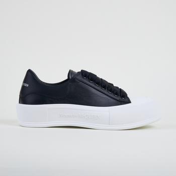 Alexander McQueen | Alexander Mcqueen Women's Deck Plimsoll Black Sneakers商品图片,满$175享9折, 满折