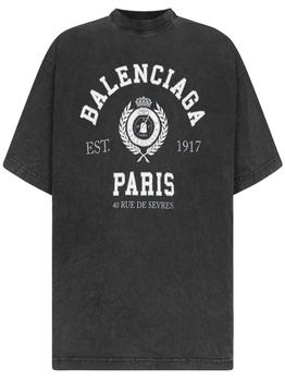 Balenciaga | BALENCIAGA Medium Fit T-Shirt Black商品图片,满$175享9折, 满折