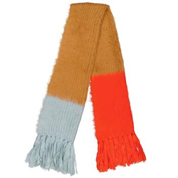 推荐Burberry Colourblock Chunky Knit Mohair Silk Scarf商品