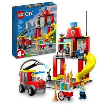 商品LEGO | City Fire Station and Fire Truck 60375 Building Toy Set, 153 Pieces,商家Macy's,价格¥287图片