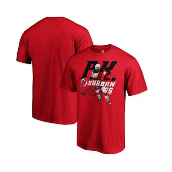 推荐Men's Branded P.K. Subban Red New Jersey Devils Player Hometown T-shirt商品