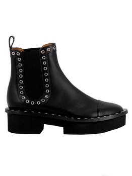 ROBERT CLERGERIE, ROBERT CLERGERIE | Robert Clergerie Women's Black Leather Ankle Boots商品图片 