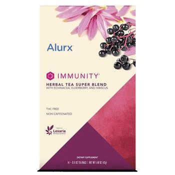 Alurx Store | Herbal Tea Super Blend With Hemp, Immunity,商家Verishop,价格¥140