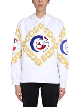 推荐Gcds Women's  White Sweatshirt商品