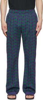 Needles真假, Needles | Purple & Green Track Lounge Pants商品图片 6.1折