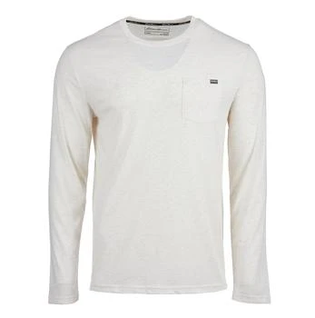 Eddie Bauer | Eddie Bauer Men's Long Sleeve Jersey Crew with Chest Pocket,商家PROOZY,价格¥114