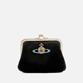 推荐Vivienne Westwood Orb Frame Embroidered Velvet Purse商品