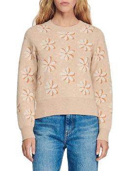 推荐Anguila Floral Jacquard Sweater商品