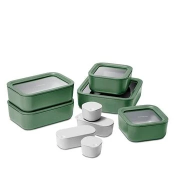 Caraway | 14-Piece Ceramic Coated Glass Food Storage Set,商家Bloomingdale's,价格¥1834