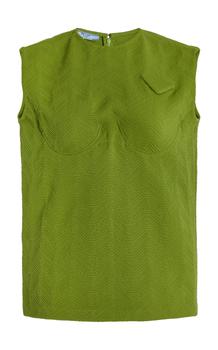 Prada | Prada - Women's Bra-Detailed Jacquard Top - Moda Operandi商品图片,