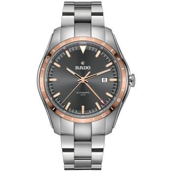 雷达男表, Rado | Men's Swiss Automatic HyperChrome UTC Two-Tone Stainless Steel Bracelet Watch 44mm商品图片 