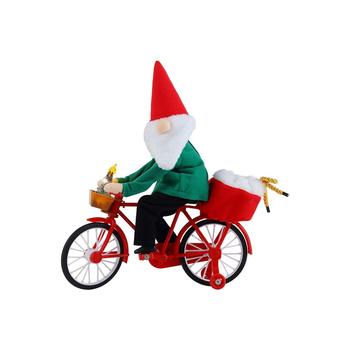 商品11.5" Cycler Gnome Holiday Decor图片