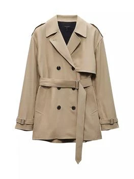 Rag & Bone | Beverly Cropped Trench Coat,商家Saks Fifth Avenue,价格¥5626