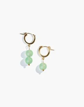 YEAR 901 | 14k Gold Fill Jade Earrings,商家Madewell,价格¥606