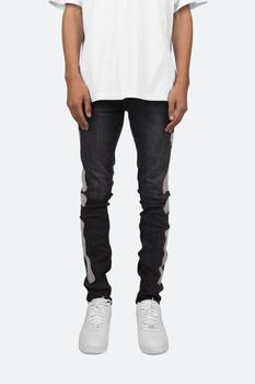 mnml德训怎么选, MNML | X199 Skeleton Skinny Denim - Vintage Black商品图片 4.4折