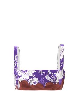 商品Valentino | Street Flowers Daisyland silk bra top,商家MATCHESFASHION,价格¥2938图片