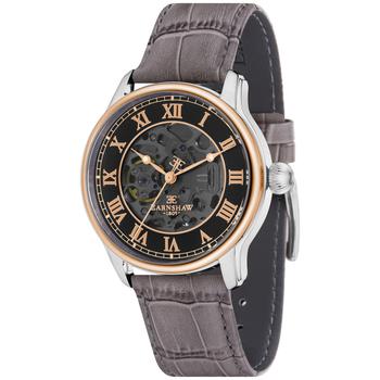 推荐Thomas Earnshaw Men's ES-8807-04 Longitude 42mm Black Dial Leather Watch商品