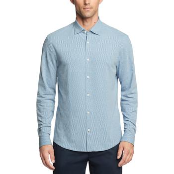 Michael Kors | Men's Fine Gauge Knit Slim Fit Untucked Dress Shirt商品图片,8折