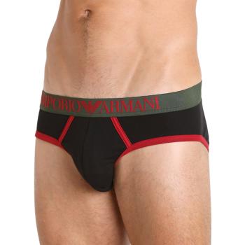 时尚阿玛尼内裤男装, Emporio Armani | EMPORIO ARMANI 男士黑色三角内裤 111947-5A510-00020商品图片 满$100享9.5折, 满折