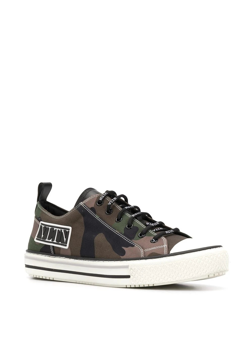 Valentino | VALENTINO 华伦天奴 男士棕色棉质运动帆布鞋 UY2S0D57-USG-34P,商家Beyond Italylux,价格¥3446