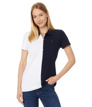 Tommy Hilfiger | Short Sleeve Color-Block Zip Polo,商家Zappos,价格¥266