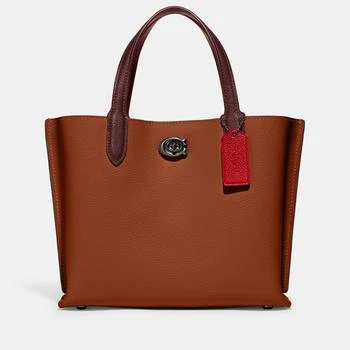 推荐Coach Women's Colorblock Willow Tote Bag 24 - Chalk Multi商品