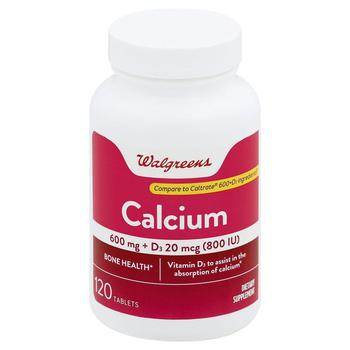 商品Walgreens | Calcium 600mg D3 Tablets,商家Walgreens,价格¥86图片