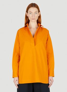 推荐Pull-On Casual Shirt in Orange商品
