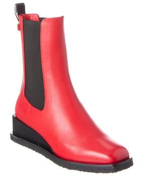 菲拉格慕鞋女靴, Salvatore Ferragamo | Salvatore Ferragamo Wyatt Leather Bootie商品图片 4.7折