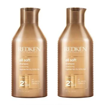 推荐Redken 列德肯 全面柔顺防毛躁洗发水两瓶套装 2x300ml商品