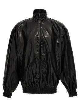 GCDS | GCDS Eco leather bomber jacket,商家Baltini,价格¥4010