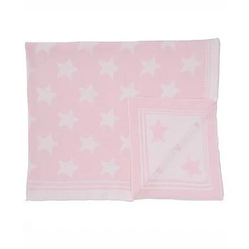 Baby Mode Signature | Baby Girls Reversible Stars Knit Blanket,商家Macy's,价格¥300