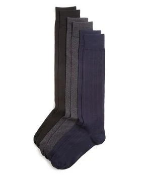 Ralph Lauren | Over-The-Calf Assorted Dress Socks, Pack of 3,商家Bloomingdale's,价格¥160