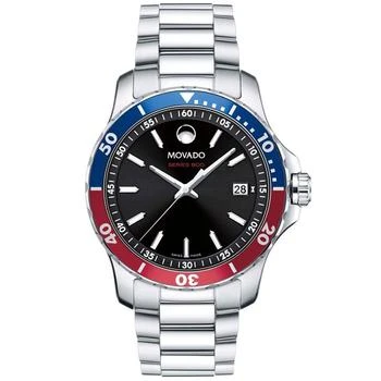 推荐Movado Men's Quartz Watch - Series 800 Rotating Bezel Black Dial Bracelet | 2600152商品