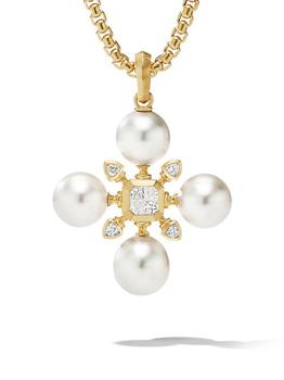 商品David Yurman | Renaissance Pearl Pendant With 18K Yellow Gold & Diamonds,商家Saks Fifth Avenue,价格¥32198图片