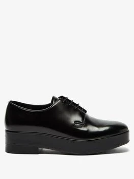 Prada | Chunky-sole leather Derby shoes,商家MATCHES,价格¥3878