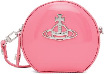 Pink Mini Round Crossbody Bag product img